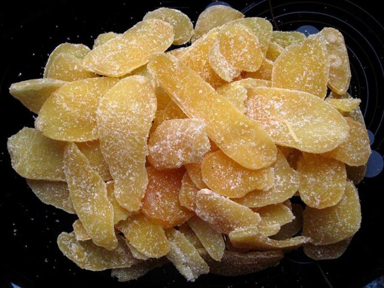 dried ginger to increase potency