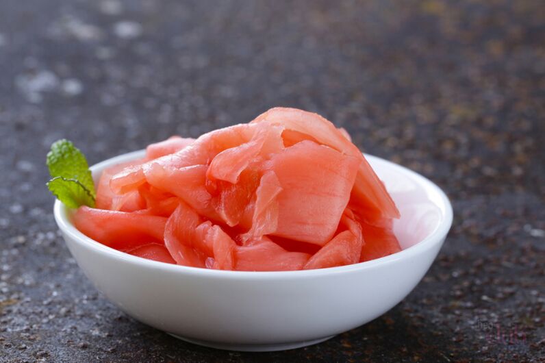 pickled ginger to increase potency