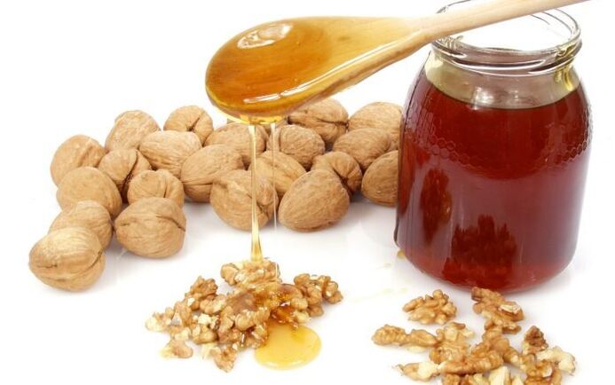walnuts and honey for potency