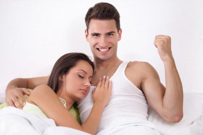 woman and man increased potency using folk remedies