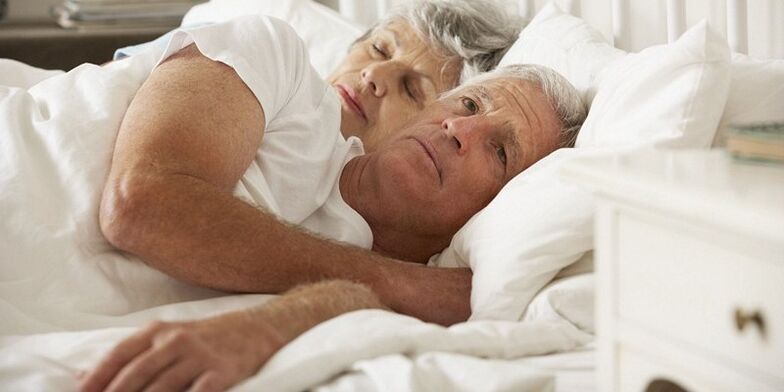 A man over 50 is worried about impotence